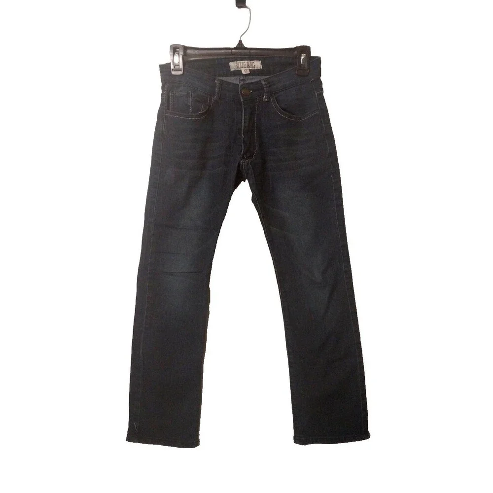 Blue Rag Straight Blue Jeans Girls 12 Kids Medium Blue Denim